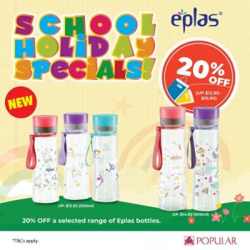 POPULAR-EPLAS-Water-Bottles-20-OFF-School-Holiday-Promotion-350x350 Now till 7 Jan 2024: POPULAR EPLAS Water Bottles 20% OFF School Holiday Promotion