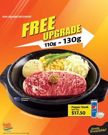 Pepper-Lunch-Free-Steak-Upsize-Promotion-at-Asia-Square-350x438 26 Dec 2023 Onward: Pepper Lunch Free Steak Upsize Promotion at Asia Square