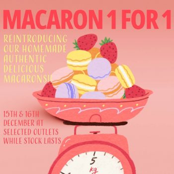Rive-Gauche-Macaron-1-For-1-Promo-350x350 15-16 Dec 2023: Rive Gauche Macaron 1 For 1 Promo