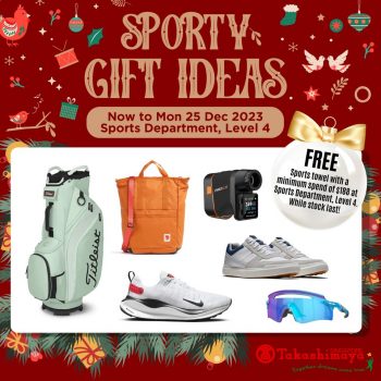 Takashimaya-Sporty-Gift-Deals-350x350 Now till 25 Dec 2023: Takashimaya Sporty Gift Deals