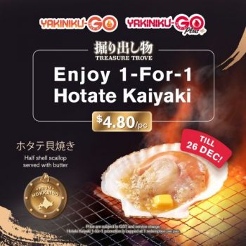 Yakiniku-GO-1-For-1-Hotate-Kaiyaki-Promotion-350x350 Now till 26 Dec 2023: Yakiniku-GO 1-For-1 Hotate Kaiyaki Promotion