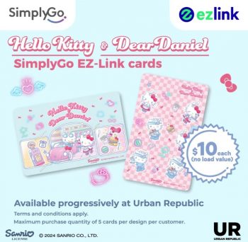 1-350x342 22 Jan 2024 Onward: EZ-Link - New Hello Kitty & Dear Daniel SimplyGo Cards