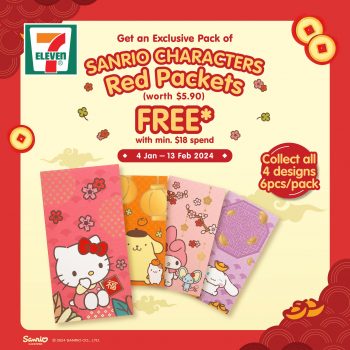 7-Eleven-Get-a-Free-adorable-Sanrio-Red-Packet-350x350 4 Jan-13 Feb 2024: 7-Eleven - Get a Free adorable Sanrio Red Packet