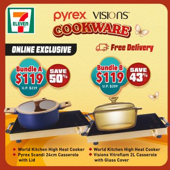 7-Eleven-Pyrex-Visions-Cookware-Promo-350x350 18 Jan 2024 Onward: 7-Eleven - Pyrex Visions Cookware Promo