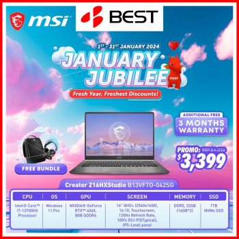 BEST-Denki-January-Jubilee-Promo-350x350 1-31 Jan 2024: BEST Denki January Jubilee Promo