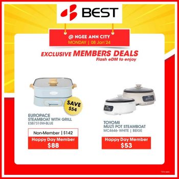 BEST-Denki-Members-Exclusive-Happy-Day-Promotions-1-350x350 8 Jan 2024: BEST Denki  - Members Exclusive Happy Day Promotions