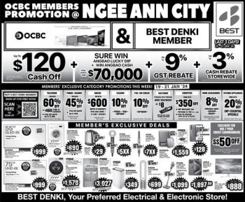 BEST-Denki-OCBC-Members-Promotion-at-Ngee-Ann-City-350x289 19 Jan 2024 Onward: BEST Denki - OCBC Members Promotion at Ngee Ann City