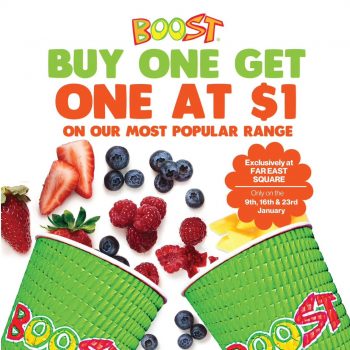 Boost-Juice-Bar-Buy-1-Get-1-Promo-350x350 9-23 Jan 2024: Boost Juice Bar - Buy 1 Get 1 Promo