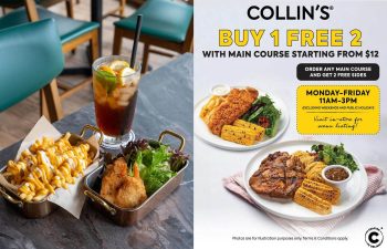 COLLINS-Buy-1-Main-Course-Get-2-Free-Sides-Promo-350x225 10 Jan 2024 Onward: COLLIN'S - Buy 1 Main Course Get 2 Free Sides Promo