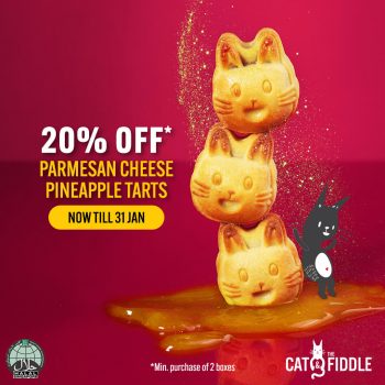 Cat-the-Fiddle-Cakes-20-Off-Box-of-Cheese-Pineapple-Tarts-Promo-350x350 10-31 Jan 2024: Cat & the Fiddle Cakes - 20% Off Box of Cheese Pineapple Tarts Promo