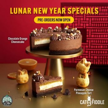 Cat-the-Fiddle-Chinese-New-Year-Chocolate-Orange-Cheesecake-and-Parmesan-Cheese-Pineapple-Tart-Special-350x350 5 Jan 2024 Onward: Cat & the Fiddle - Chinese New Year Chocolate Orange Cheesecake and Parmesan Cheese Pineapple Tart Special