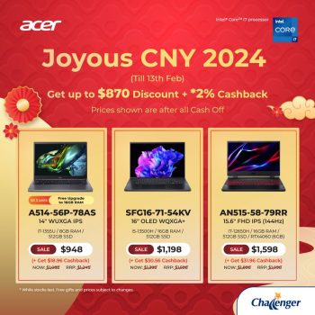 Challenger-Acer-CNY-Promo-350x350 Now till 13 Feb 2024: Challenger - Acer CNY Promo