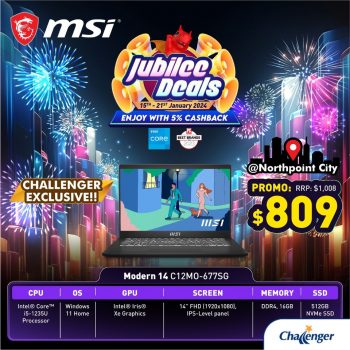 Challenger-MSI-Jubilee-Deals-1-350x350 15-21 Jan 2024: Challenger - MSI Jubilee Deals