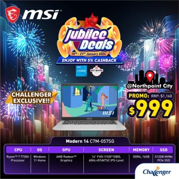 Challenger-MSI-Jubilee-Deals-2-350x350 15-21 Jan 2024: Challenger - MSI Jubilee Deals