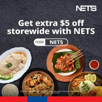 Chope-Get-Extra-5-off-storewide-with-NETS-350x350 Now till 31 Mar 2024: Chope - Get Extra $5 off storewide with NETS