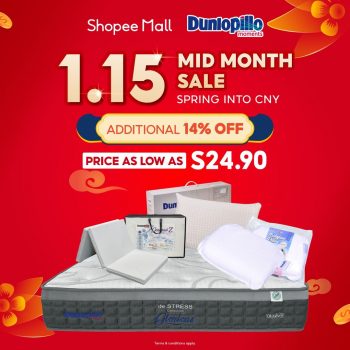 Dunlopillo-Shopee-CNY-Mid-Month-Sales-350x350 15 Jan 2024: Dunlopillo - Shopee CNY Mid Month Sales