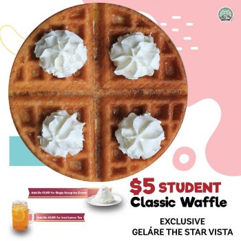 Gelare-5-Student-Classic-Waffle-Promo-350x350 10 Jan 2024 Onward: Geláre - $5 Student Classic Waffle Promo