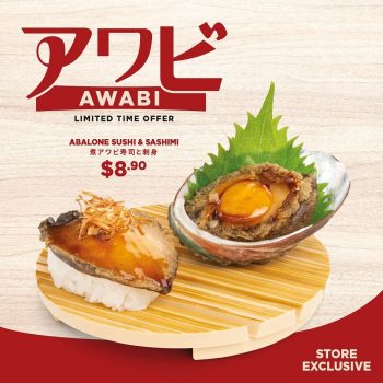 Genki-Sushi-Abalone-Sushi-Sashimi-Promo-350x350 Now till 29 Feb 2024: Genki Sushi Abalone Sushi & Sashimi Promo