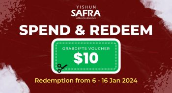 Get-a-10-GrabGifts-voucher-at-SAFRA-Yishun-350x190 6-16 Jan 2024: Get a $10 GrabGifts voucher at SAFRA Yishun