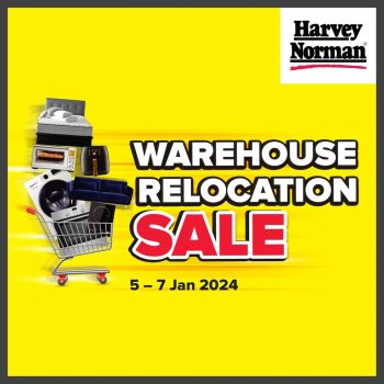 Harvey-Norman-Warehouse-Relocation-Sale-350x350 5-7 Jan 2024: Harvey Norman Warehouse Relocation Sale