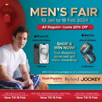 Isetan-Mens-Fair-350x350 13 Jan-18 Feb 2024: Isetan - Men's Fair