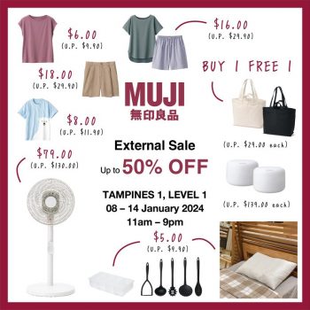 MUJI-Up-to-50-off-External-Sale-350x350 8-14 Jan 2024: MUJI - Up to 50% off External Sale