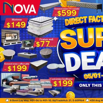 Nova-Furnishing-Direct-Factory-Prices-Super-Deals-350x350 5-7 Jan 2024: Nova Furnishing - Direct Factory Prices Super Deals