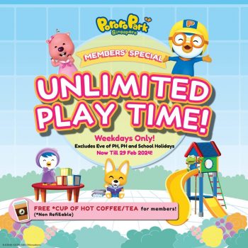 Pororo-Park-Members-Special-Deal-350x350 Now till 29 Feb 2024: Pororo Park - Members' Special Deal