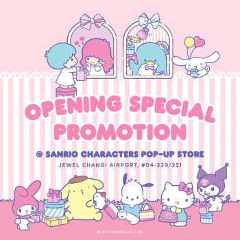 Sanrio-Store-Opening-Special-Promo-at-Jewel-Changi-Airport-350x350 11 Jan 2024 Onward: Sanrio Store - Opening Special Promo at Jewel Changi Airport