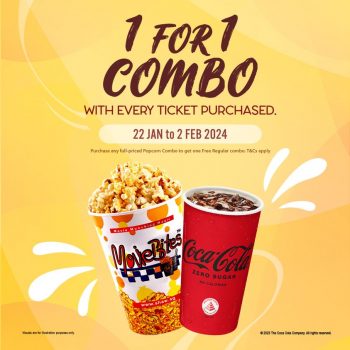 Shaw-Theatres-1-for-1-Combo-Deal-350x350 22 Jan-2 Feb 2024: Shaw Theatres - 1 for 1 Combo Deal