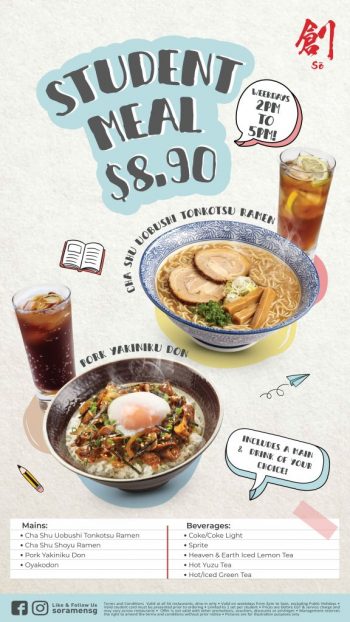 So-Ramen-Student-meal-at-8.90-Promo-350x622 10 Jan 2024 Onward: Sō Ramen - Student meal at $8.90 Promo