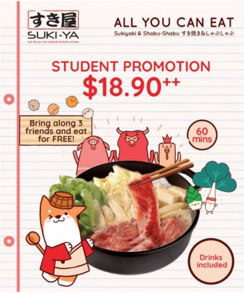 Suki-Ya-18.90-Student-Lunch-Promotion-350x420 10 Jan 2024 Onward: Suki-Ya - $18.90++ Student Lunch Promotion