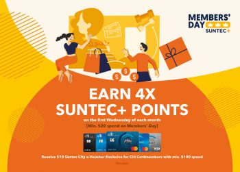 Suntec-Members-Day-Exclusive-Deal-with-Citibank-350x251 Now till 31 Mar 2024: Suntec+ Members' Day Exclusive Deal with Citibank