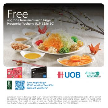 Sushi-Tei-Lunar-New-Year-Special-for-UOB-cardholders-350x350 15 Jan-24 Feb 2024: Sushi Tei - Lunar New Year Special for  UOB cardholders