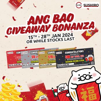 Sushiro-Ang-Bao-Giveaway-Bonanza-350x350 15-28 Jan 2024: Sushiro - Ang Bao Giveaway Bonanza