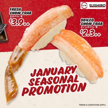 Sushiro-New-Year-Crabby-Feast-Deal-350x350 10 Jan 2024 Onward: Sushiro - New Year Crabby Feast Deal