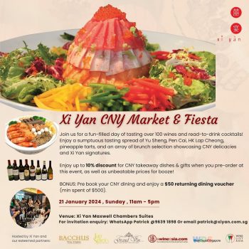 Xi-Yan-CNY-Market-and-Wine-Fiesta-350x350 21 Jan 2024: Xi Yan - CNY Market and Wine Fiesta