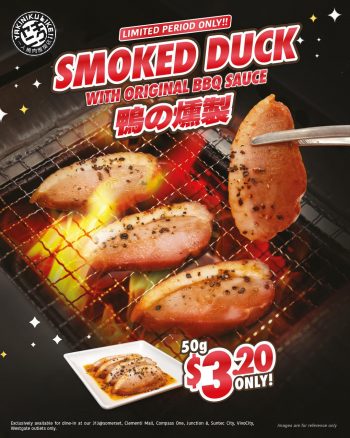 Yakiniku-Like-Smoked-Duck-with-Original-BBQ-Sauce-Promo-350x438 5 Jan 2024 Onward: Yakiniku Like - Smoked Duck with Original BBQ Sauce Promo