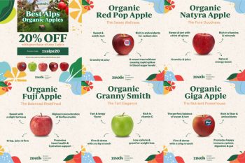 Zenxin-Organic-Food-20-Off-on-Best-Alps-Apples-350x233 Now till 26 Jan 2024: Zenxin Organic Food - 20% Off on Best Alps Apples