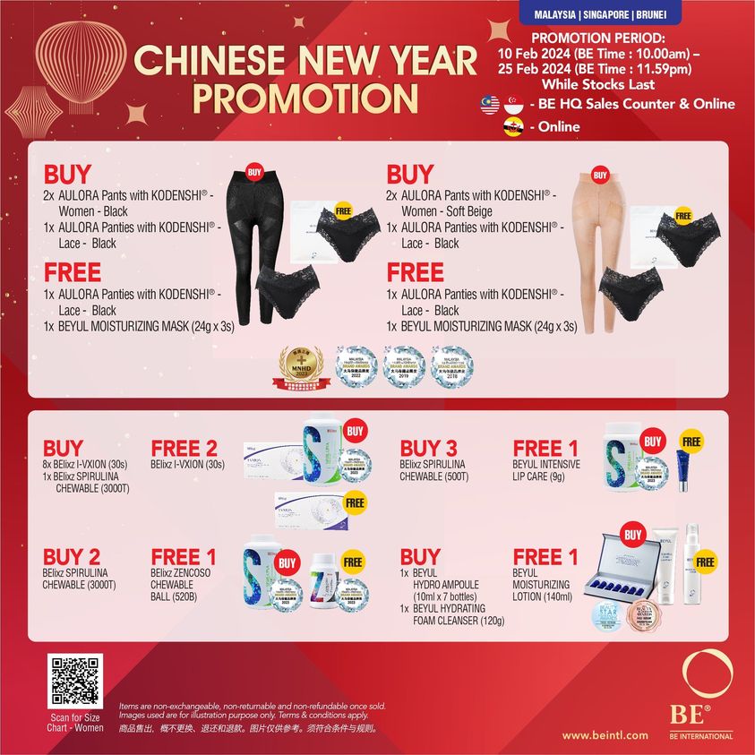 1025 Feb 2024 BE International Chinese New Year Promotion SG