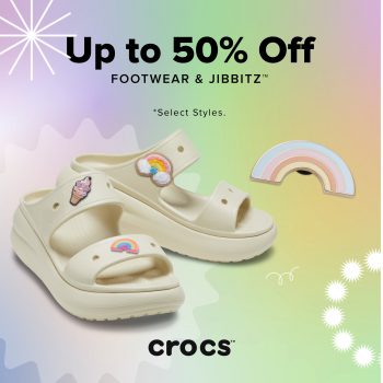 Crocs-50-off-Promo-350x350 23-25 Feb 2024: Crocs - 50% off Promo