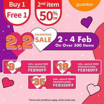Guardian-2.2-Valentine-Sale-350x350 2-4 Feb 2024: Guardian - 2.2 Valentine Sale