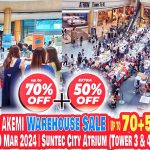 26 Feb-10 Mar 2024: HOOGA & AKEMI Warehouse Sale Alert at Suntec City! Up to 70% OFF Beddings, Home & Living