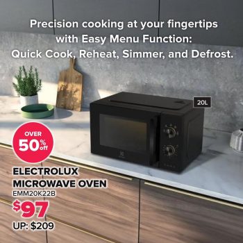 Harvey-Norman-Electrolux-Microwave-Oven-Promo-350x350 26 Feb 2024: Harvey Norman - Electrolux Microwave Oven Promo