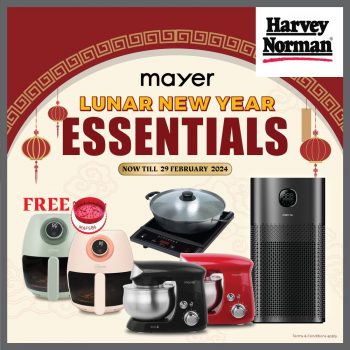 Harvey-Norman-Mayer-Lunar-New-Year-Deals-350x350 Now till 29 Feb 2024: Harvey Norman - Mayer Lunar New Year Deals