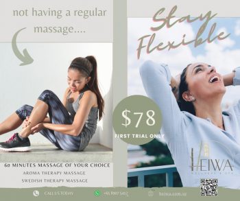 Heiwa-Wellness-Spa-60-Minutes-Massage-Promo-350x293 24 Feb 2024 Onward: Heiwa Wellness & Spa - 60 Minutes Massage Promo
