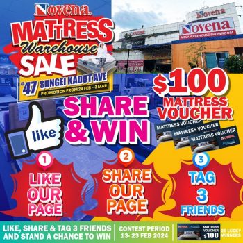 Novena-Mattress-Warehouse-Sale-350x350 24 Feb-3 Mar 2024: Novena - Share & Win Contest
