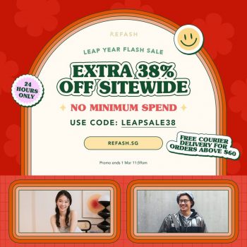 Refash-Leap-Year-Flash-Sale-350x350 Now till 1 Mar 2024: Refash - Leap Year Flash Sale