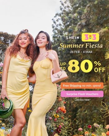 SHEIN-3.3-Summer-Fiesta-Sale-350x438 Now till 4 Mar 2024: SHEIN -  3.3 Summer Fiesta Sale