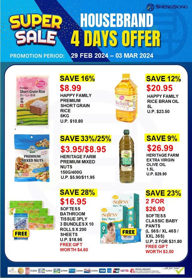 29 Feb-3 Mar 2024: Sheng Siong Supermarket - Housebrand Special Deals ...